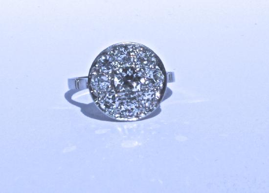 FRENCH VINTAGE DIAMOND ENGAGEMENT RING