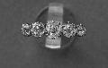 Five Stone Diamond Engagement Ring Circa 1940.