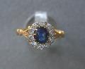Sapphire And Diamond Engagement Ring