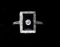 Art Deco Onyx And Diamond Ring