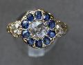 Victorian Sapphire And Diamond Engagement Ring