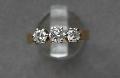 Three Stone Diamond Engagement Ring