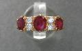 Vintage Ruby And Diamond Engagement Ring.