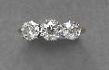 Engagement Three Stone Diamond Ring 1920s