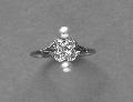 Platinum Edwardian And Pearl Engagement Ring.