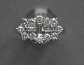 Modern Diamond Boat Shape Ring
