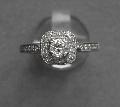 Vintage Platinum Diamond Engagement Ring