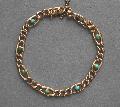 Edwardian Turquoise And Gold Bracelet