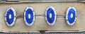 Blue Enamel Cufflinks