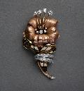 Fabulous French 1940s Flower Brooch