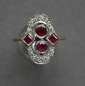 Art Deco Style Vintage Engagement Ring
