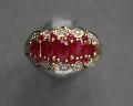 Vintage Ruby And Diamond Ring