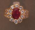 Ruby And Diamond Engagement Ring