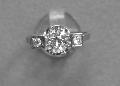 Art Deco Engagement Solitaire