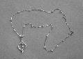 Edwardian Diamond Pendant On Pearl Chain