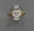 Heart Shape Diamond Engagement Ring.