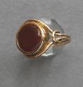 15ct Gold Cornelian Signet Ring