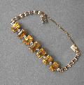 Citrine And Gold Bracelet