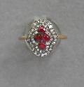 Edwardian Style Ruby And Diamond Engagement Ring