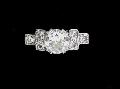Art Deco Solitaire Diamond Engagement Ring.