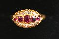 Victorian Ruby And Diamond Engagement Ring