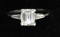 Diamond Engagement Ring Square Cut.