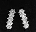 Diamond Hoop Earrings.