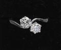 Diamond Twist Engagement Ring
