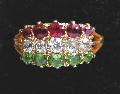 Edwardian Three Row Engagement Ring