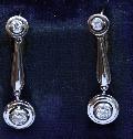 Edwardian Diamond Drop Earrings.