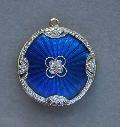 Edwardian Enamel And Diamond Pendant