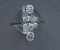 Edwardian Platinum Diamond Engagement Ring