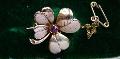 Four Leaf Clover Brooch