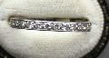 Full Eternity Platinum French Ring