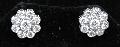 Edwardian Daisy Diamond Cluster Earrings