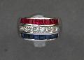 Sapphire Diamond And Ruby Ring