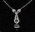 Art Deco Diamond And Onyx Pendant