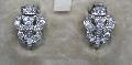 Diamond Clip On Earrings