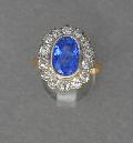 Edwardian Sapphire And Diamond Ring