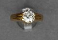 Mans Diamond Gypsy Style Ring