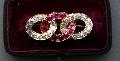 Victorian Ruby And Diamond Brooch