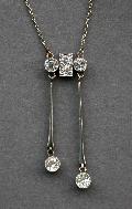 Art Deco Diamond Pendant
