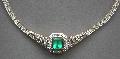 Emerald And Diamond Necklace