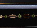 Peridot Bracelet 15ct Gold