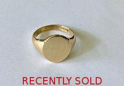 Gents Gold Signet Ring