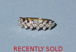 Pretty Diamond Half Eternity Ring