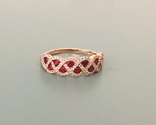 FABULOUS RUBY AND DIAMOND RING