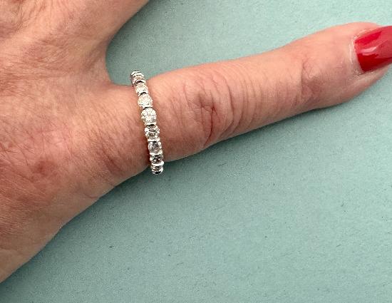 PLATINUM DIAMOND ETERNITY RING
