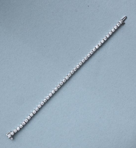 QUALITY DIAMOND TENNIS-LINE BRACELET 