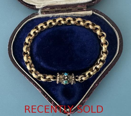 19th CENTURY GEORGIAN FANCY LINK BRACELET 